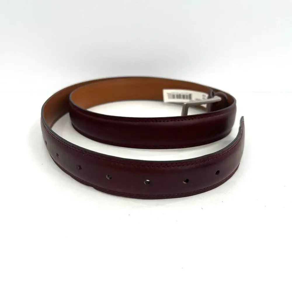 Nordstrom Rack Italian Split Leather men’s burgundy belt